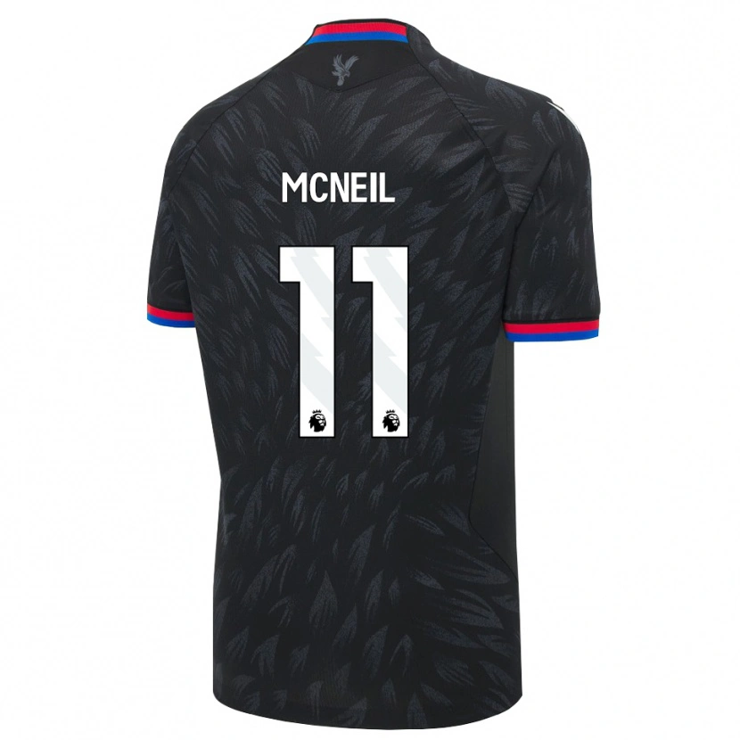 Danxen Herren Dwight Mcneil #11 Schwarz Blau Rot Auswärtstrikot Trikot 2026/27 T-Shirt Schweiz