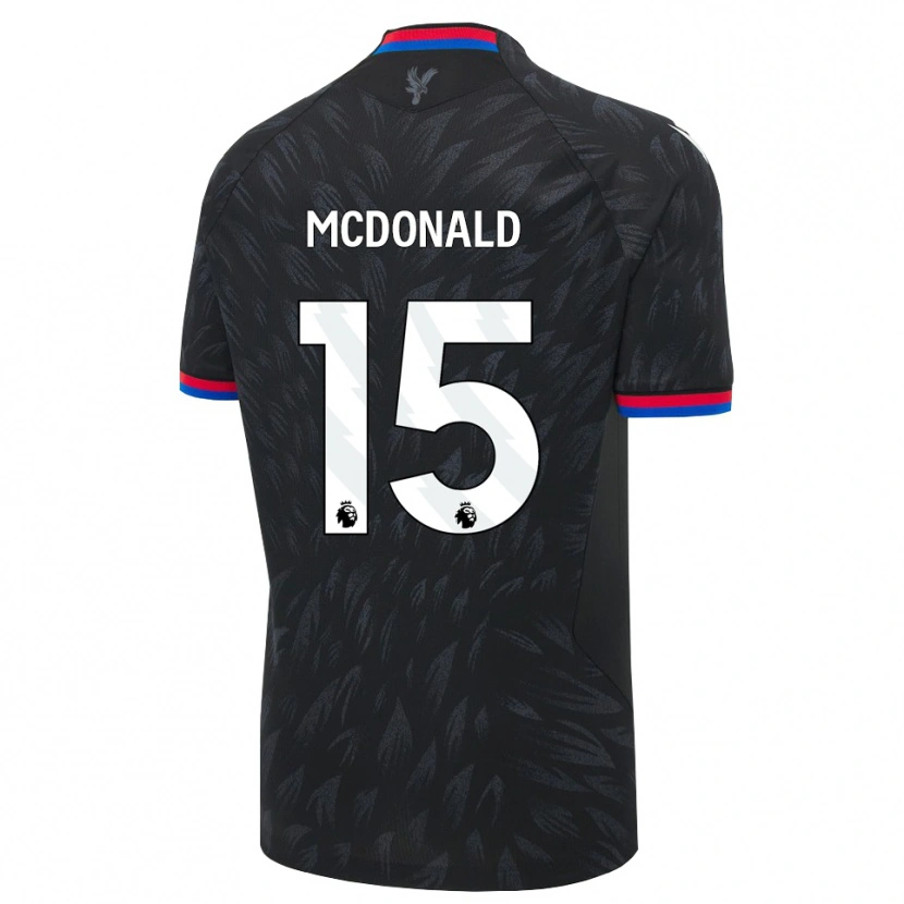 Danxen Herren Jayden Mcdonald #15 Schwarz Blau Rot Auswärtstrikot Trikot 2026/27 T-Shirt Schweiz