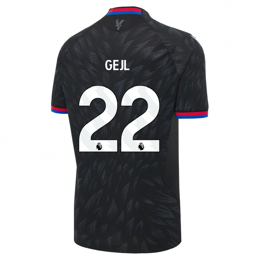 Danxen Herren Mille Gejl #22 Schwarz Blau Rot Auswärtstrikot Trikot 2026/27 T-Shirt Schweiz