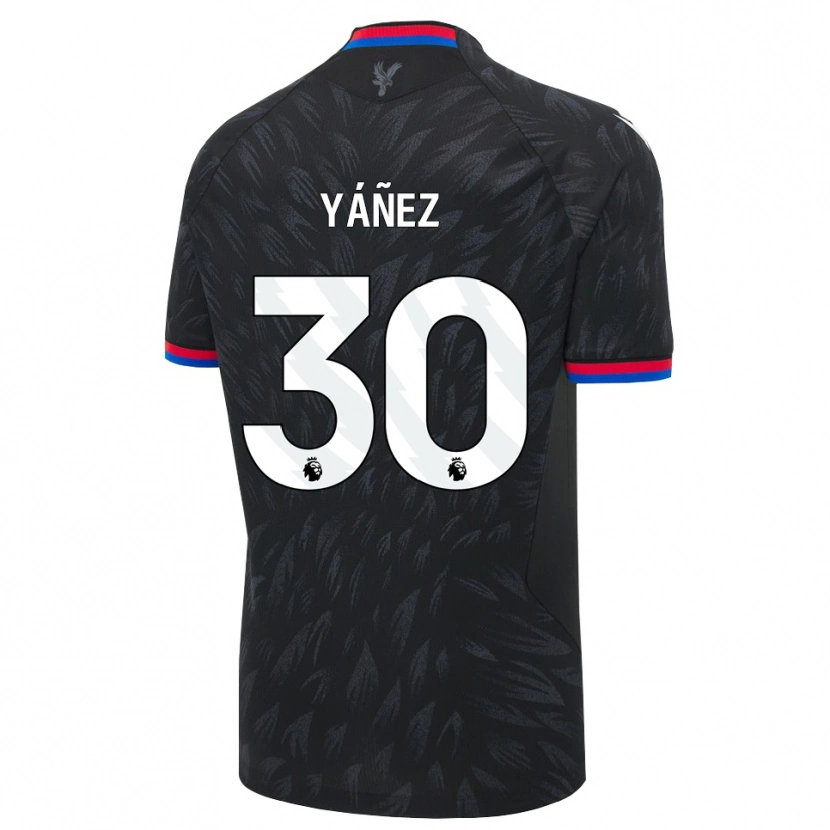 Danxen Herren Shae Yáñez #30 Schwarz Blau Rot Auswärtstrikot Trikot 2026/27 T-Shirt Schweiz