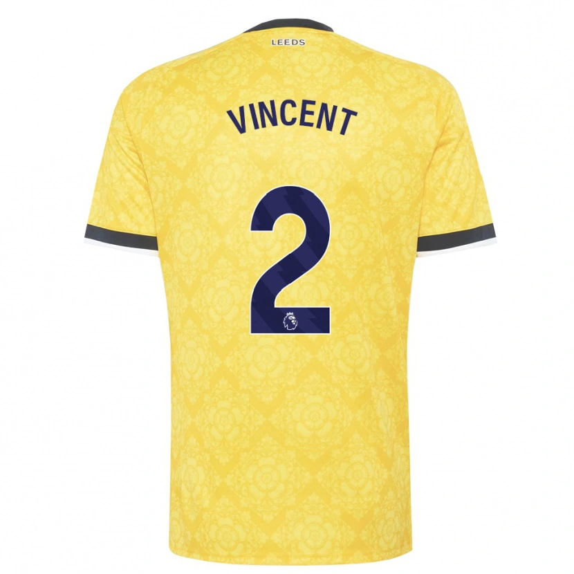 Danxen Herren Harvey Vincent #2 Gelb Weiß Schwarz Auswärtstrikot Trikot 2026/27 T-Shirt Schweiz