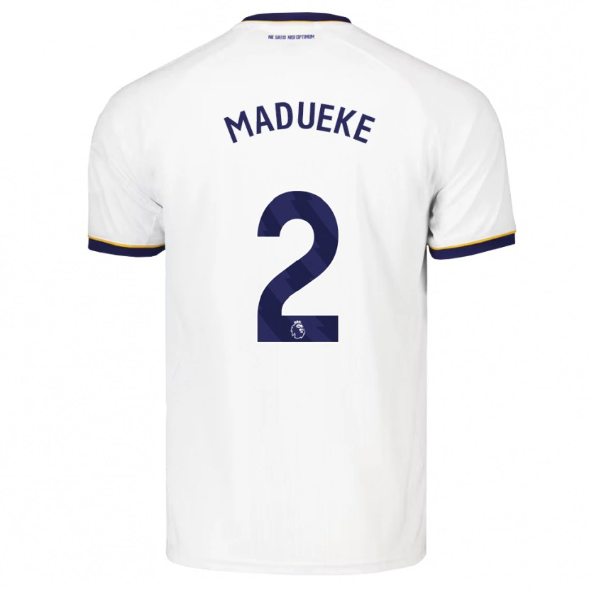 Danxen Herren Divine Madueke #2 Mitternachtsblau Weiß Gelb Auswärtstrikot Trikot 2026/27 T-Shirt Schweiz