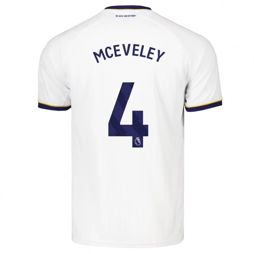 Danxen Herren Harlow Mceveley #4 Mitternachtsblau Weiß Gelb Auswärtstrikot Trikot 2026/27 T-Shirt Schweiz