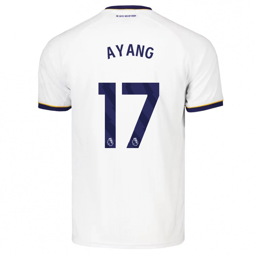 Danxen Herren Godswill Ayang #17 Mitternachtsblau Weiß Gelb Auswärtstrikot Trikot 2026/27 T-Shirt Schweiz
