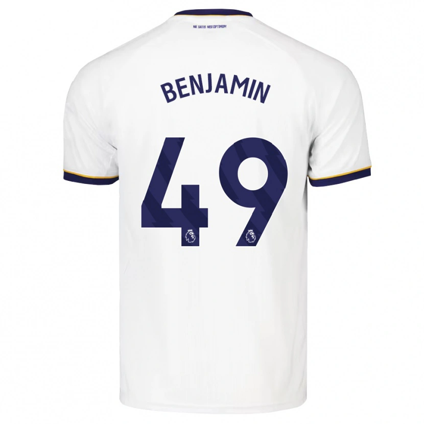 Danxen Herren Omari Benjamin #49 Mitternachtsblau Weiß Gelb Auswärtstrikot Trikot 2026/27 T-Shirt Schweiz