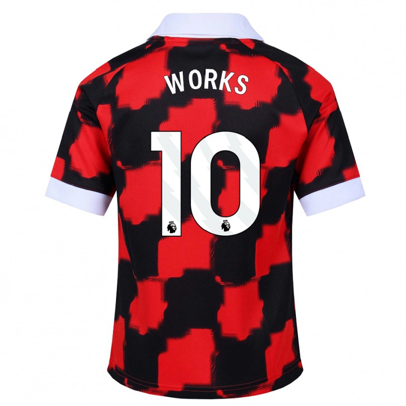 Danxen Herren Terrell Works #10 Rot Weiß Schwarz Auswärtstrikot Trikot 2026/27 T-Shirt Schweiz
