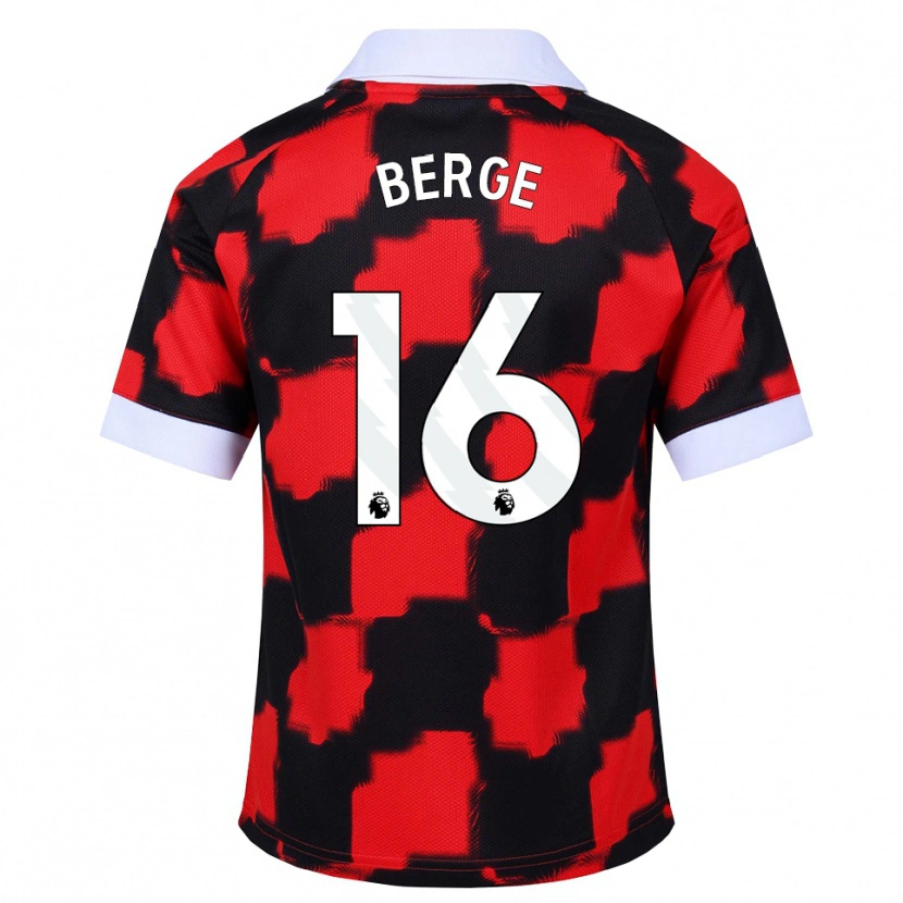 Danxen Herren Sander Berge #16 Rot Weiß Schwarz Auswärtstrikot Trikot 2026/27 T-Shirt Schweiz