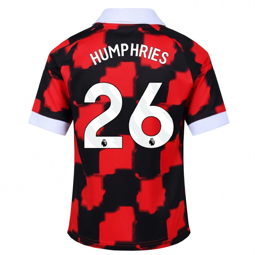 Danxen Herren Marni Humphries #26 Rot Weiß Schwarz Auswärtstrikot Trikot 2026/27 T-Shirt Schweiz