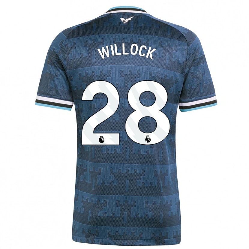Danxen Herren Joe Willock #28 Gelb Schwarz Blau Auswärtstrikot Trikot 2026/27 T-Shirt Schweiz