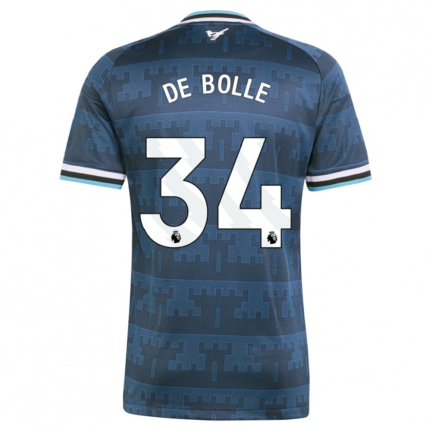 Danxen Herren Lucas De Bolle #34 Gelb Schwarz Blau Auswärtstrikot Trikot 2026/27 T-Shirt Schweiz