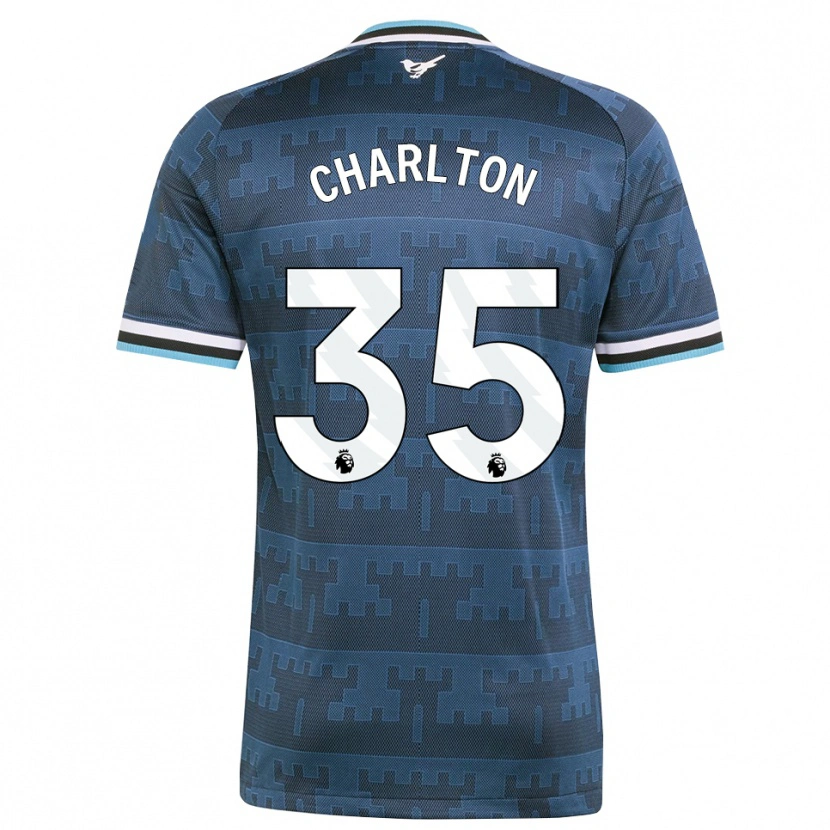 Danxen Herren Dylan Charlton #35 Gelb Schwarz Blau Auswärtstrikot Trikot 2026/27 T-Shirt Schweiz