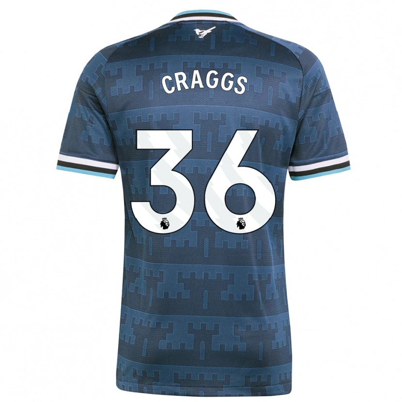 Danxen Herren Luke Craggs #36 Gelb Schwarz Blau Auswärtstrikot Trikot 2026/27 T-Shirt Schweiz