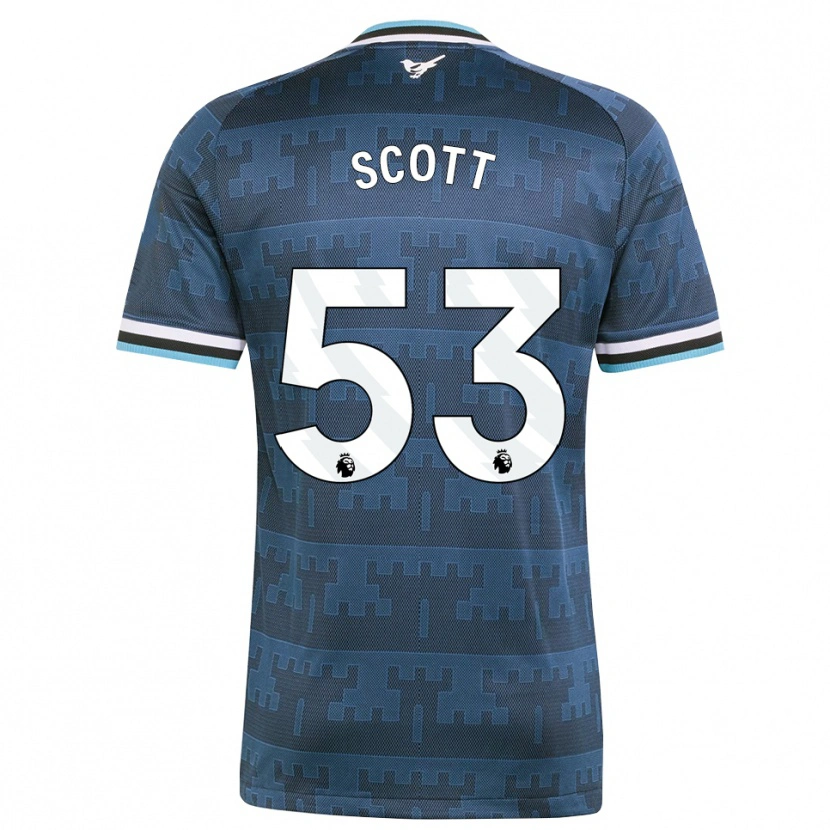 Danxen Herren Joshua Scott #53 Gelb Schwarz Blau Auswärtstrikot Trikot 2026/27 T-Shirt Schweiz