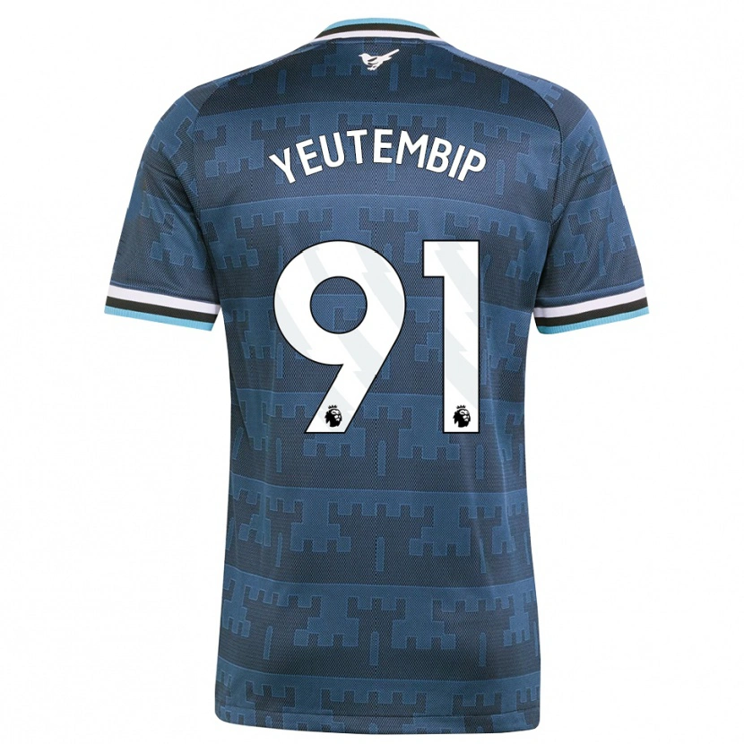 Danxen Herren Les Yeutembip #91 Gelb Schwarz Blau Auswärtstrikot Trikot 2026/27 T-Shirt Schweiz