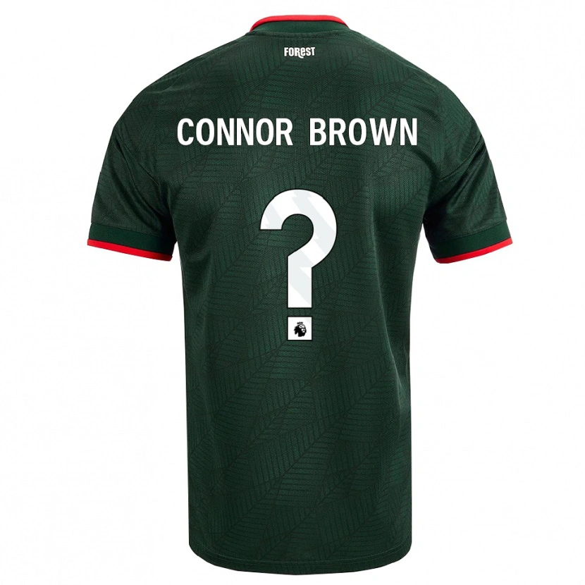 Danxen Herren Connor Brown #0 Dunkelgrün Rot Auswärtstrikot Trikot 2026/27 T-Shirt Schweiz