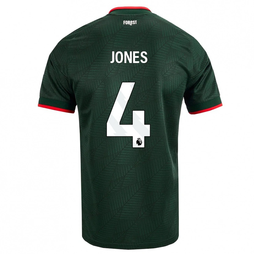Danxen Herren Brodie Jones #4 Dunkelgrün Rot Auswärtstrikot Trikot 2026/27 T-Shirt Schweiz