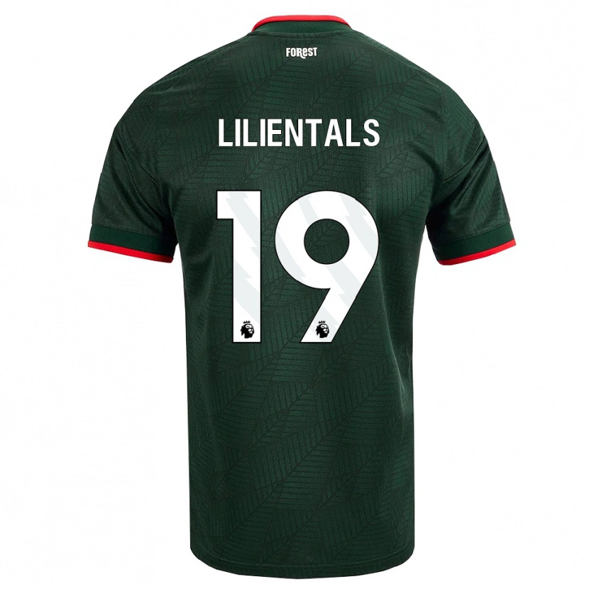 Danxen Herren Matiss Lilientals #19 Dunkelgrün Rot Auswärtstrikot Trikot 2026/27 T-Shirt Schweiz