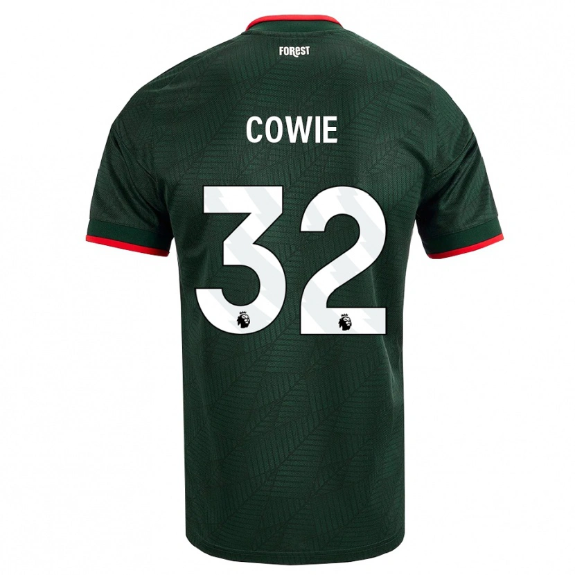 Danxen Herren Abi Cowie #32 Dunkelgrün Rot Auswärtstrikot Trikot 2026/27 T-Shirt Schweiz