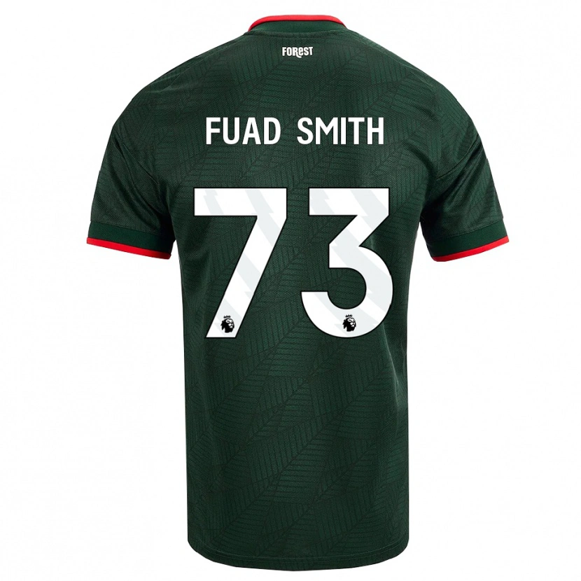 Danxen Herren Fuad Smith #73 Dunkelgrün Rot Auswärtstrikot Trikot 2026/27 T-Shirt Schweiz