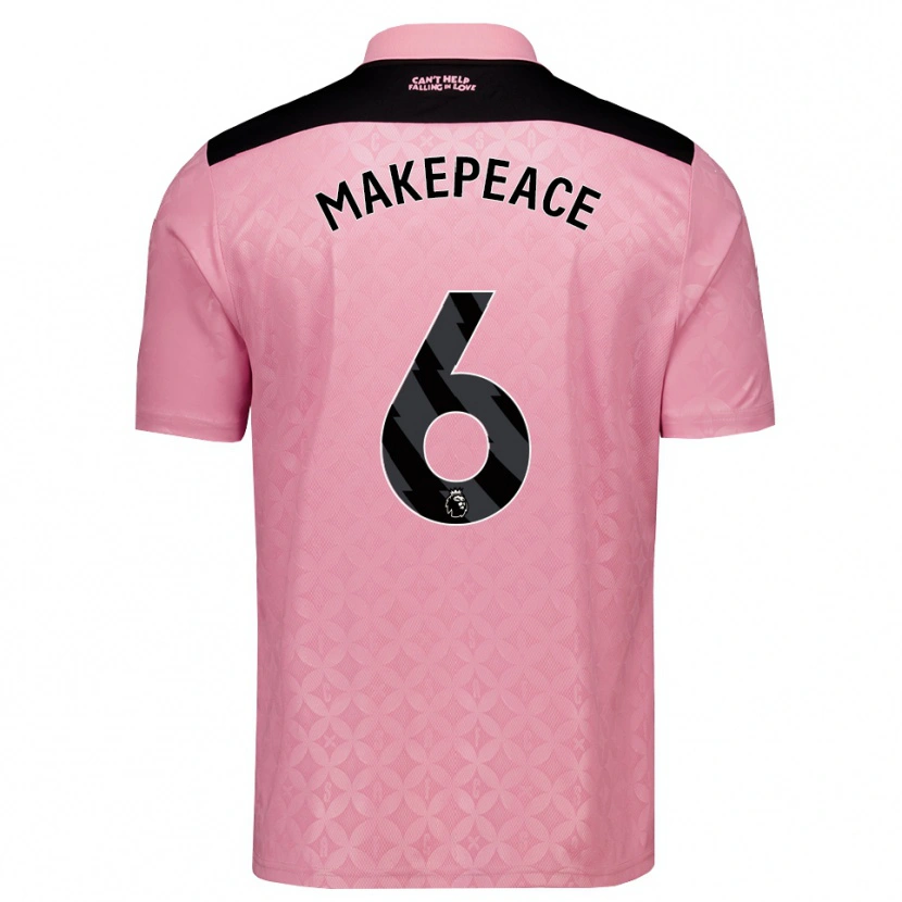 Danxen Herren Joe Makepeace #6 Hellrosa Schwarz Auswärtstrikot Trikot 2026/27 T-Shirt Schweiz