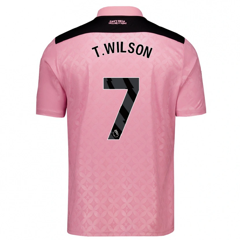 Danxen Herren Triziano Wilson #7 Hellrosa Schwarz Auswärtstrikot Trikot 2026/27 T-Shirt Schweiz