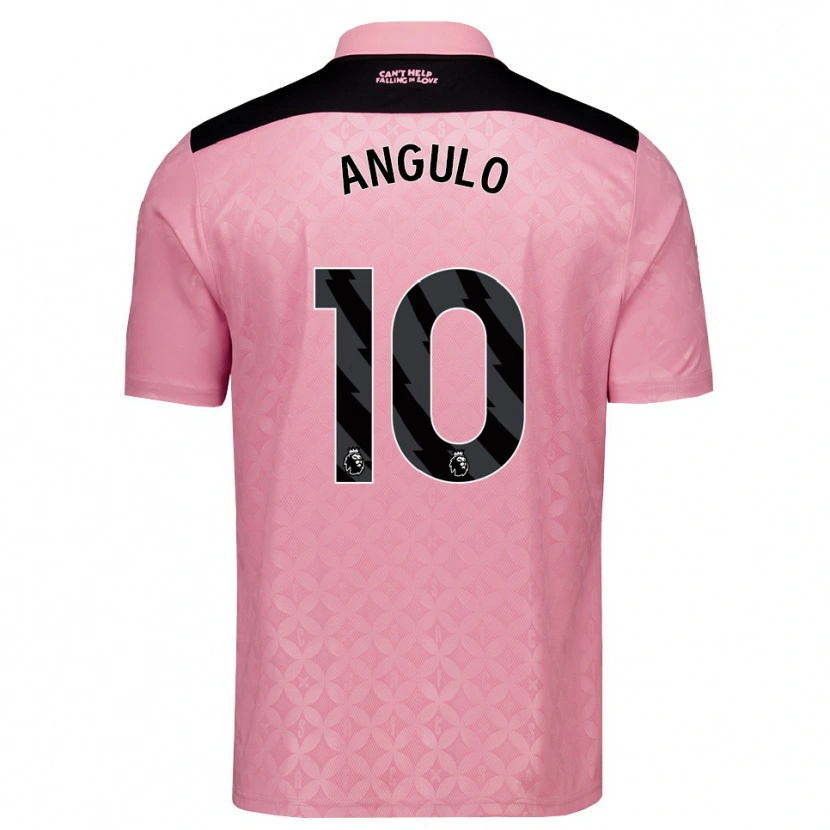 Danxen Herren Nilson Angulo #10 Hellrosa Schwarz Auswärtstrikot Trikot 2026/27 T-Shirt Schweiz
