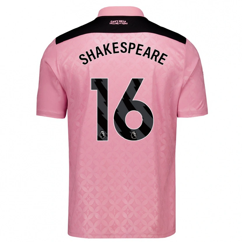Danxen Herren Caleb Shakespeare #16 Hellrosa Schwarz Auswärtstrikot Trikot 2026/27 T-Shirt Schweiz