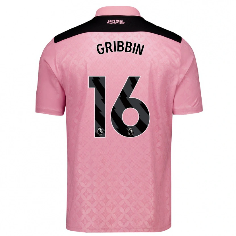 Danxen Herren Lewis Gribbin #16 Hellrosa Schwarz Auswärtstrikot Trikot 2026/27 T-Shirt Schweiz