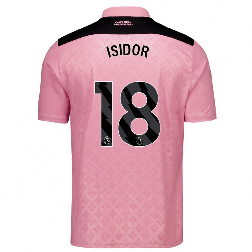 Danxen Herren Wilson Isidor #18 Hellrosa Schwarz Auswärtstrikot Trikot 2026/27 T-Shirt Schweiz