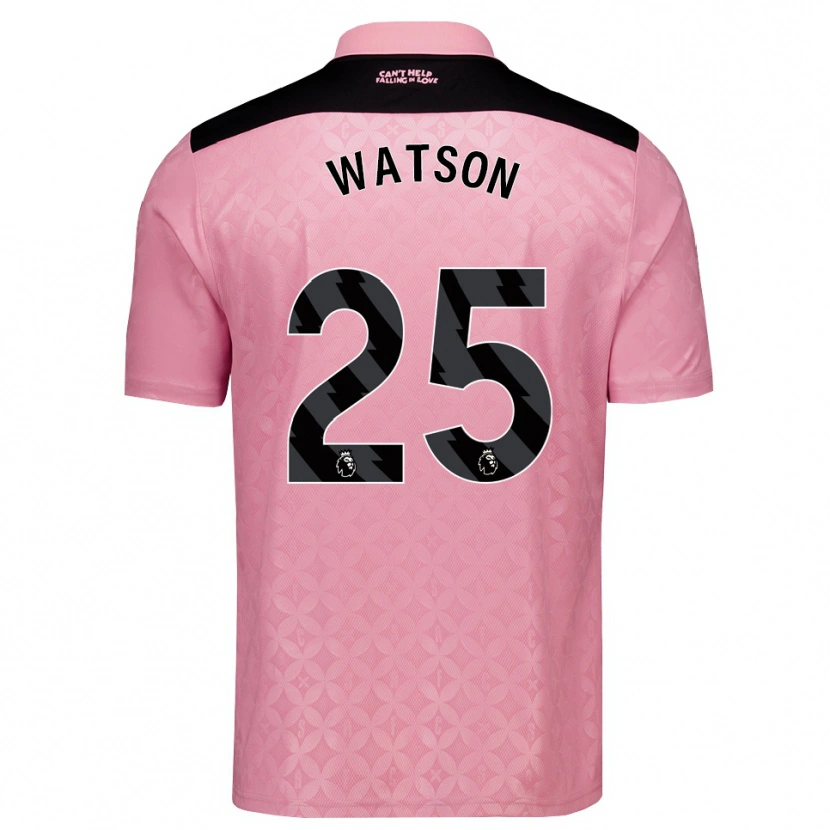 Danxen Herren Katy Watson #25 Hellrosa Schwarz Auswärtstrikot Trikot 2026/27 T-Shirt Schweiz
