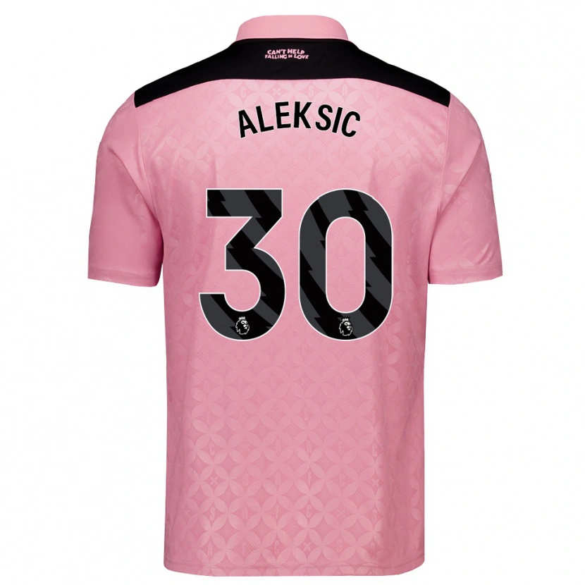 Danxen Herren Milan Aleksic #30 Hellrosa Schwarz Auswärtstrikot Trikot 2026/27 T-Shirt Schweiz