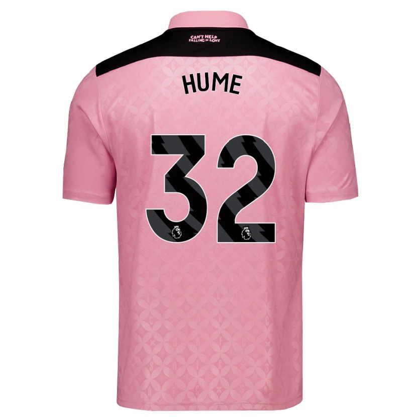 Danxen Herren Trai Hume #32 Hellrosa Schwarz Auswärtstrikot Trikot 2026/27 T-Shirt Schweiz