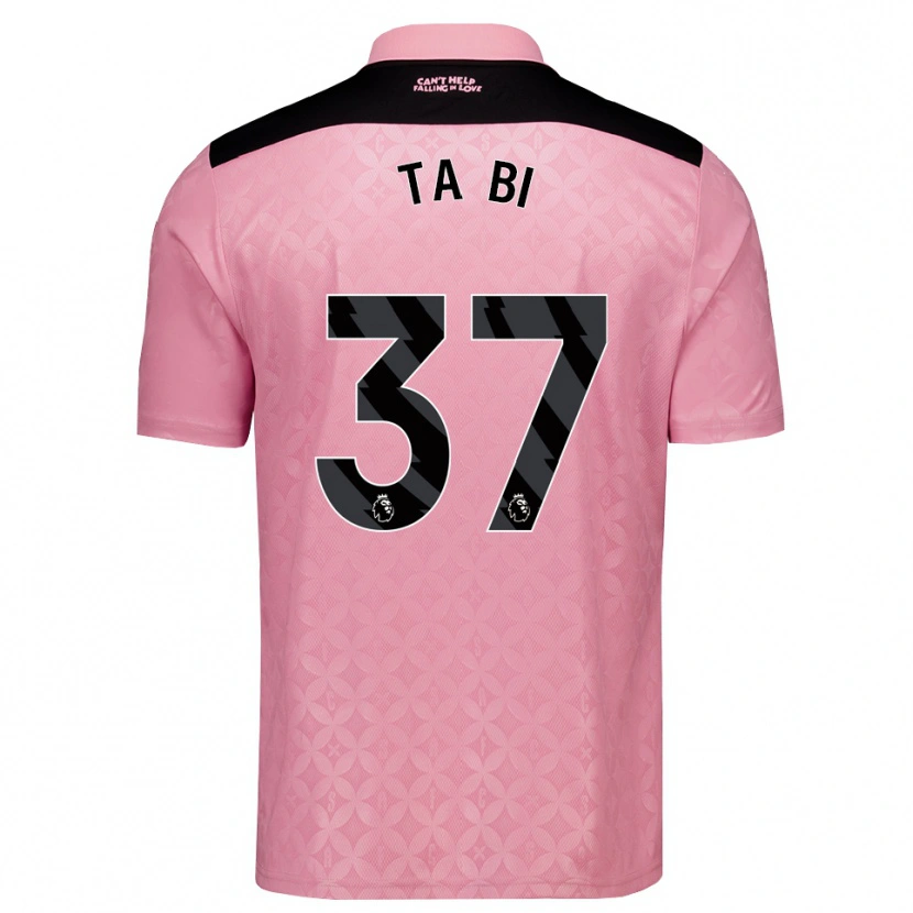 Danxen Herren Jocelin Ta Bi #37 Hellrosa Schwarz Auswärtstrikot Trikot 2026/27 T-Shirt Schweiz