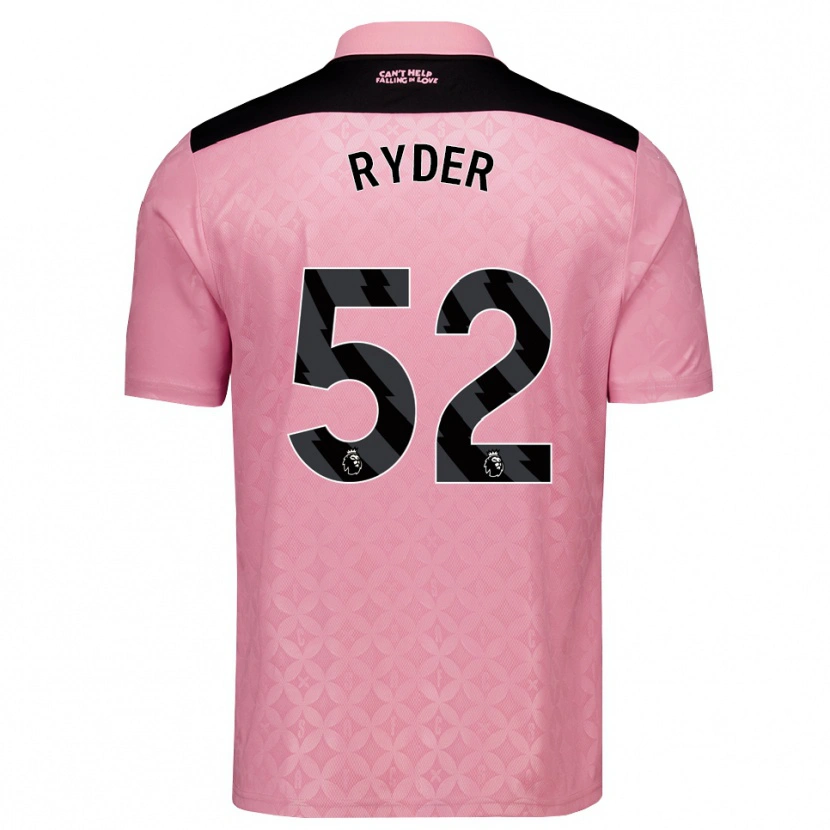 Danxen Herren Joe Ryder #52 Hellrosa Schwarz Auswärtstrikot Trikot 2026/27 T-Shirt Schweiz
