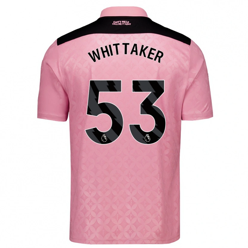 Danxen Herren Jack Whittaker #53 Hellrosa Schwarz Auswärtstrikot Trikot 2026/27 T-Shirt Schweiz