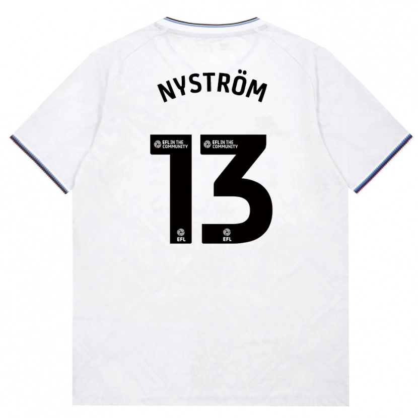 Danxen Herren Eva Nyström #13 Burgund Weiß Auswärtstrikot Trikot 2026/27 T-Shirt Schweiz