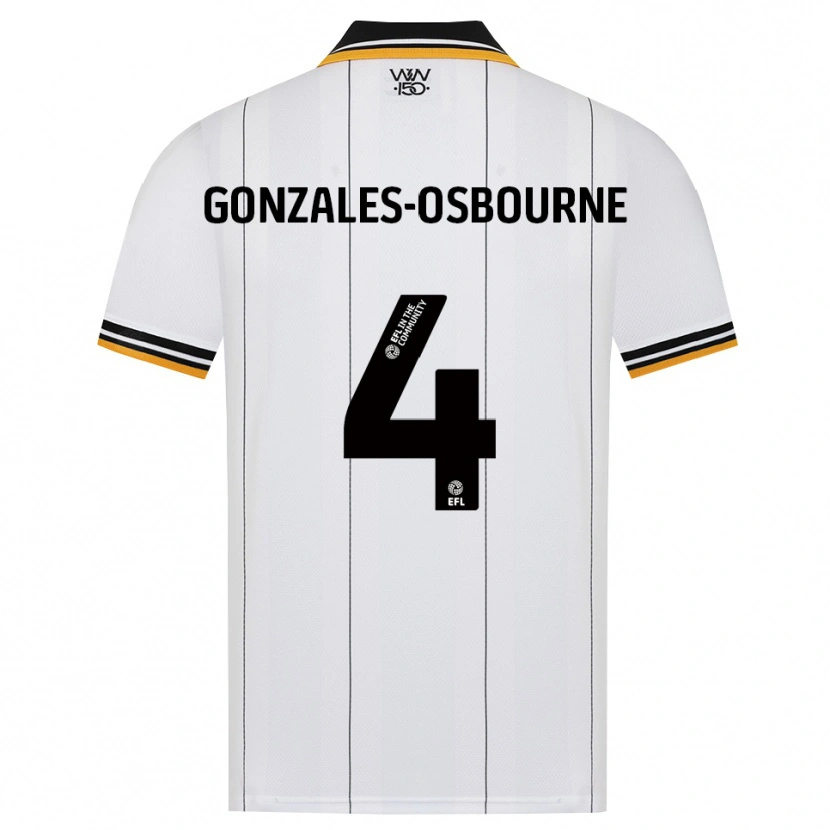 Danxen Herren Isaiah Gonzales-Osbourne #4 Orange Weiß Schwarz Auswärtstrikot Trikot 2026/27 T-Shirt Schweiz