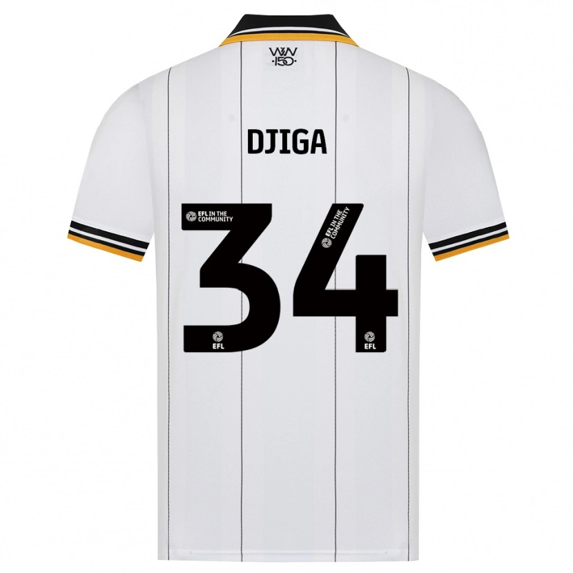 Danxen Herren Nasser Djiga #34 Orange Weiß Schwarz Auswärtstrikot Trikot 2026/27 T-Shirt Schweiz