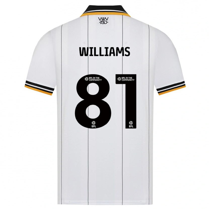 Danxen Herren Ashton Williams #81 Orange Weiß Schwarz Auswärtstrikot Trikot 2026/27 T-Shirt Schweiz
