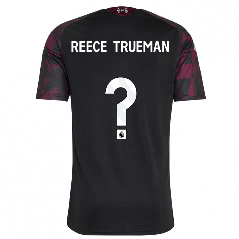 Danxen Herren Reece Trueman #0 Schwarz Weiß Violett Ausweichtrikot Trikot 2026/27 T-Shirt Schweiz