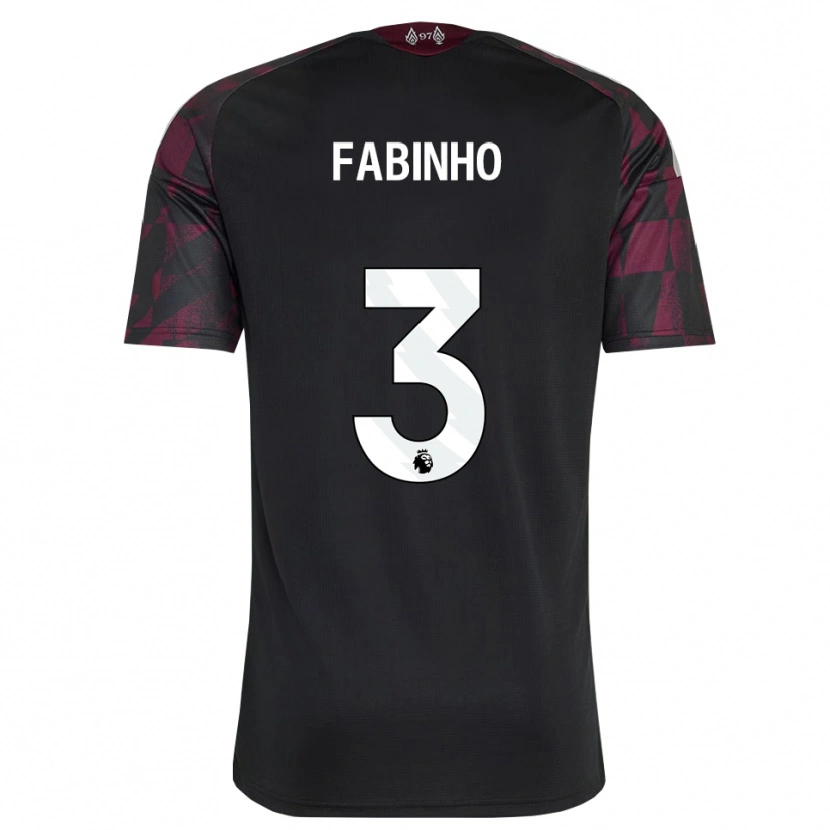 Danxen Herren Fabinho #3 Schwarz Weiß Violett Ausweichtrikot Trikot 2026/27 T-Shirt Schweiz