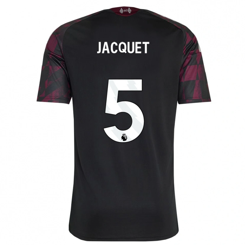 Danxen Herren Jérémy Jacquet #5 Schwarz Weiß Violett Ausweichtrikot Trikot 2026/27 T-Shirt Schweiz