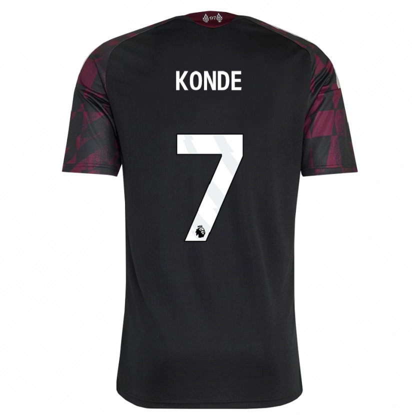 Danxen Herren Isaac Konde #7 Schwarz Weiß Violett Ausweichtrikot Trikot 2026/27 T-Shirt Schweiz