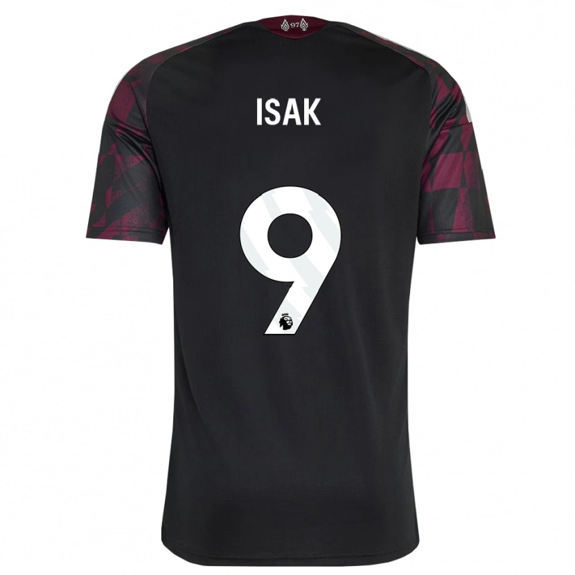 Danxen Herren Alexander Isak #9 Schwarz Weiß Violett Ausweichtrikot Trikot 2026/27 T-Shirt Schweiz