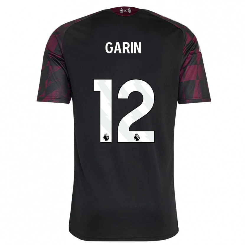Danxen Herren Isaiah Garin #12 Schwarz Weiß Violett Ausweichtrikot Trikot 2026/27 T-Shirt Schweiz