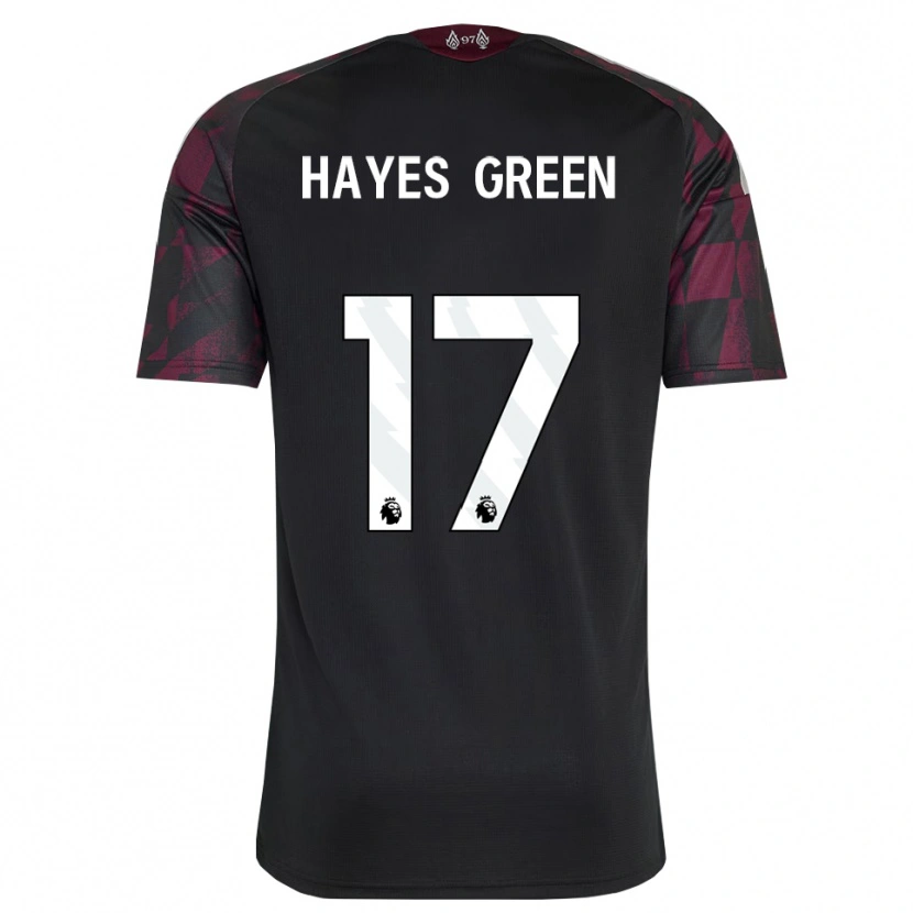 Danxen Herren Charlie Hayes-Green #17 Schwarz Weiß Violett Ausweichtrikot Trikot 2026/27 T-Shirt Schweiz
