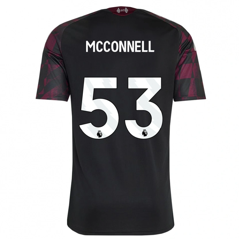 Danxen Herren James Mcconnell #53 Schwarz Weiß Violett Ausweichtrikot Trikot 2026/27 T-Shirt Schweiz