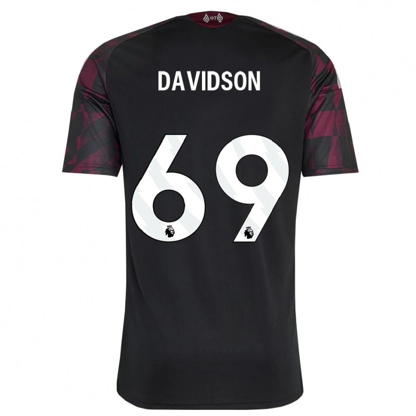 Danxen Herren Josh Davidson #69 Schwarz Weiß Violett Ausweichtrikot Trikot 2026/27 T-Shirt Schweiz
