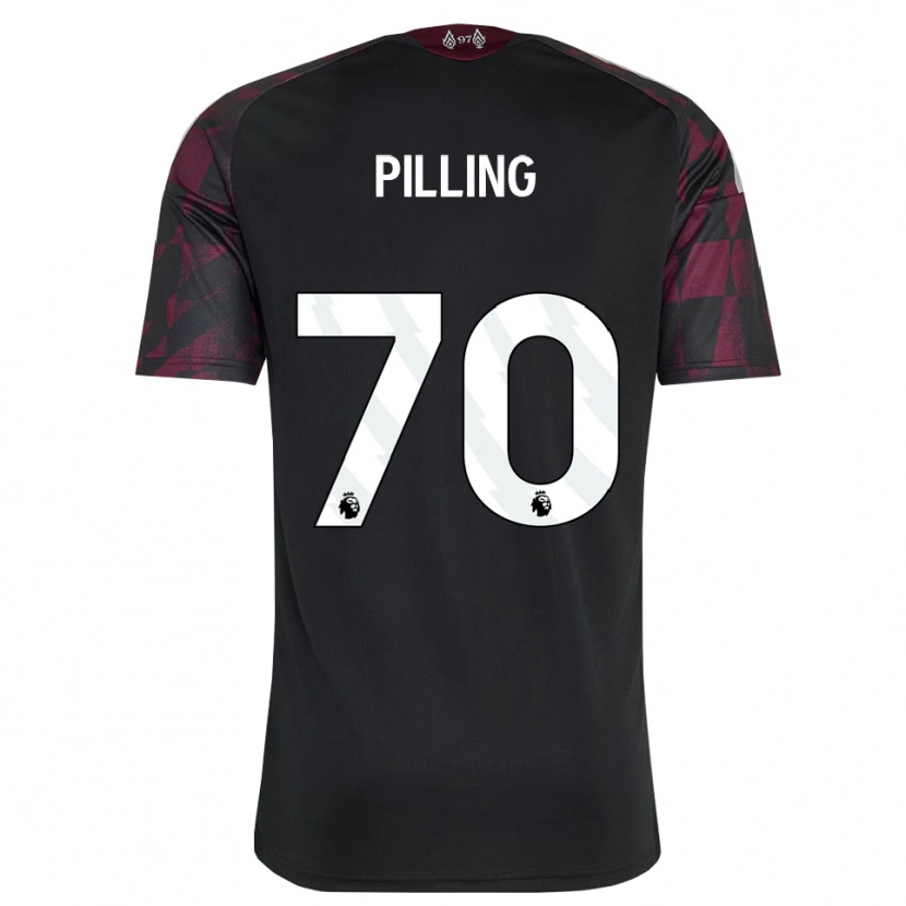 Danxen Herren Tommy Pilling #70 Schwarz Weiß Violett Ausweichtrikot Trikot 2026/27 T-Shirt Schweiz