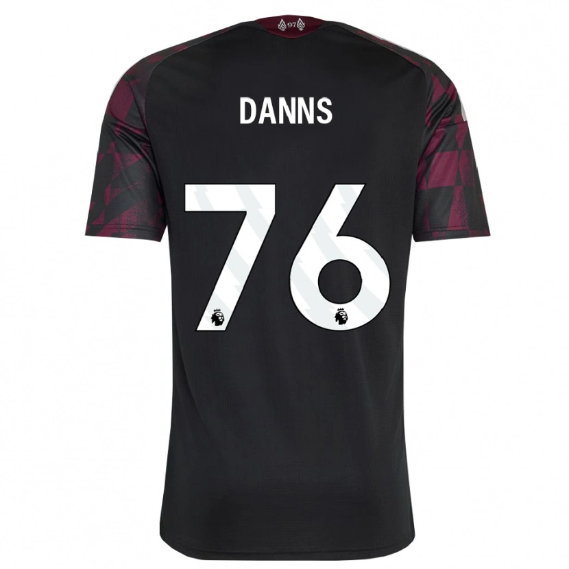 Danxen Herren Jayden Danns #76 Schwarz Weiß Violett Ausweichtrikot Trikot 2026/27 T-Shirt Schweiz